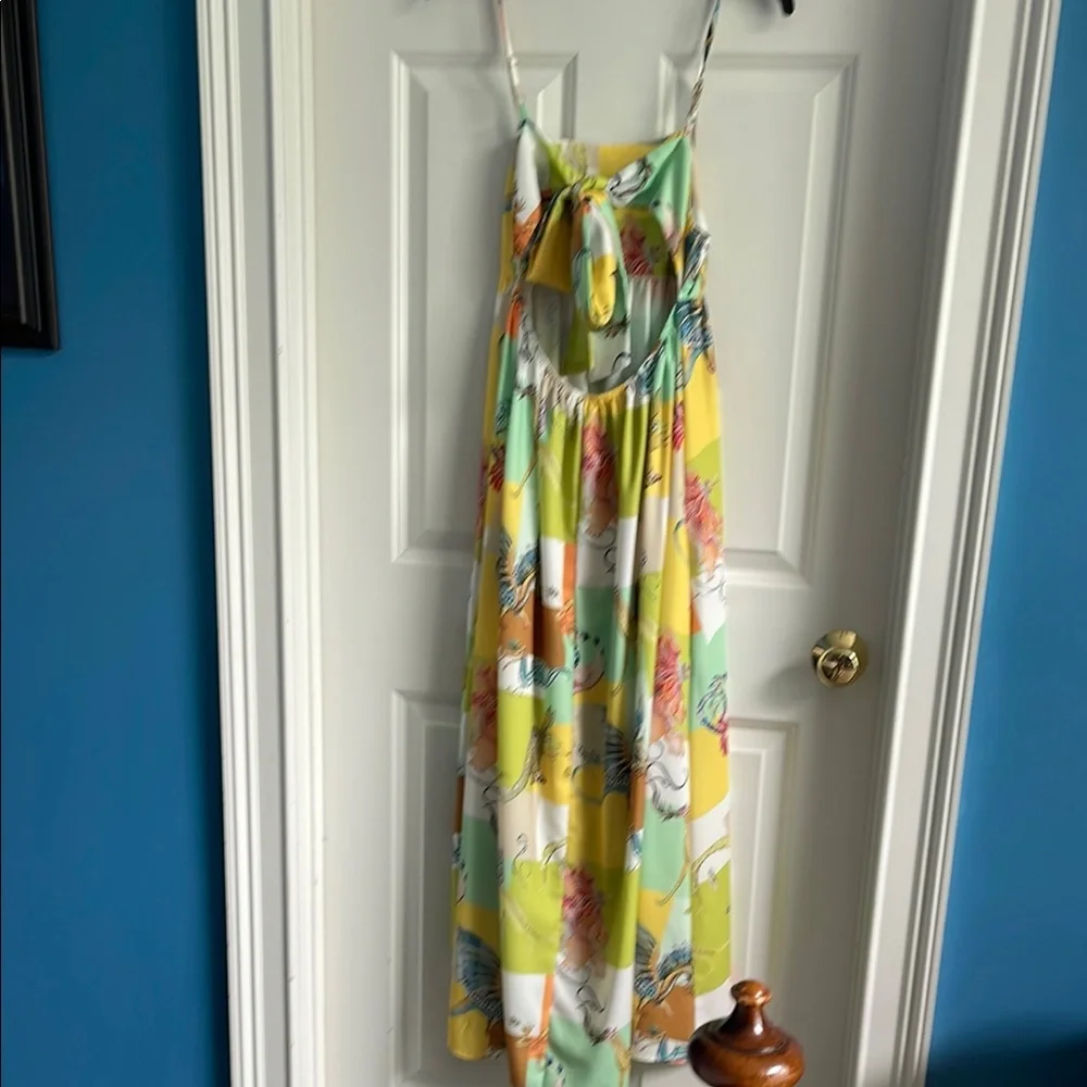 ROMWE Colorful Patterned Maxi Dress - Picture 2 of 7